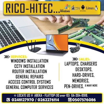 IT TECHNICIAN 
#RICO-HITEC 
#BLOGGER
STREET HUSTLER
PLEASE SUBSCRIBE TO MY YOUTUBE 
https://t.co/4flxZLhXDm…