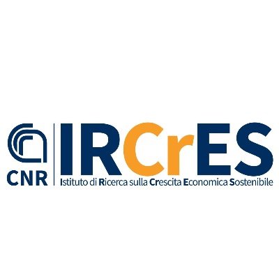 Information on research activities, outputs and dissemination events carried out by the CNR-IRCrES, Research Institute on Sustainable Economic Growth.