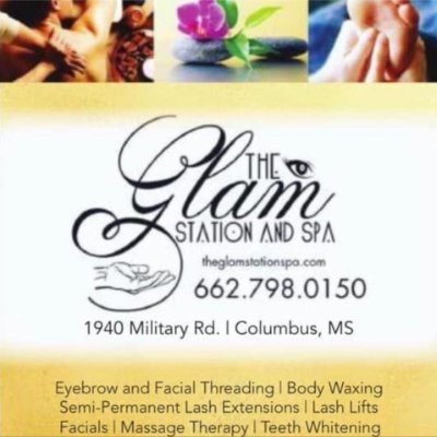 The Award winning Glam Station offers Massages, Facials, Waxing, Threading and Lymphatic Drainage.