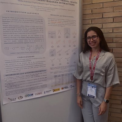 🎓 PhD en Química Orgánica 
👩🏻‍🔬 Laboratorio de Organocatálisis Asimétrica (@HOCAGroup) 
📍 Universidad de Zaragoza (@unizar) - @ISQCH