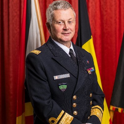 Admiral Tanguy Botman - Commandant of @TheBelgiannavy