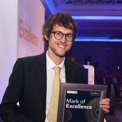 MD of @EvergreenPR, the @prweek @ciprglobal @therealprmoment awarded health comms agency - known for outcomes.