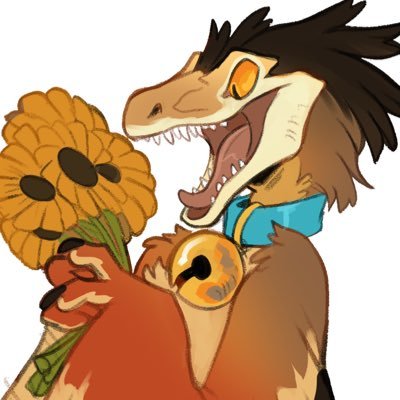 🌻 Butter 🌻 21+ 🌻 him + her 🌻 biromantic asexual 🌻 feathered utahraptor 🌻 I collect silicone things 🌻 no lewds 🌻 minors, zoos, proship DNI.