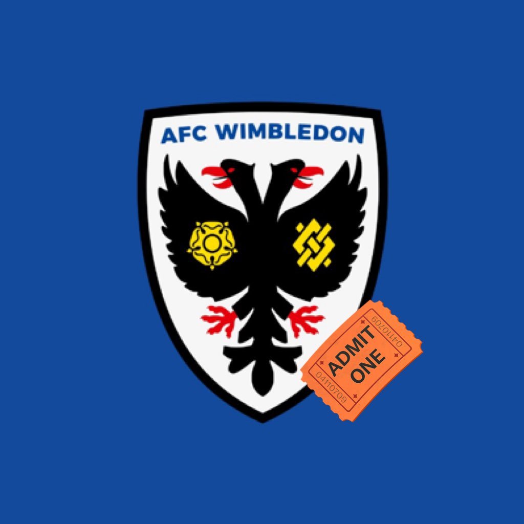 Official Account for @AFCWimbledon Ticket News & Updates 🎟️ | Contact tickets@afcwimbledon.ltd.uk with any ticketing enquiries/queries that you may have