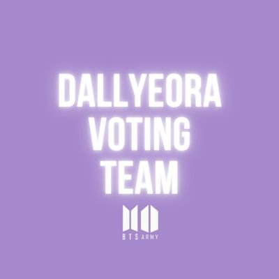 This is DALLYEORA VOTING TEAMᴮᵁ , our 2nd account to @DVT_DB7

Our main:@DVT_DB7