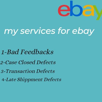 I will help clients to Remove their #eBay bad feedbacks review and #DefectIssues and increase their Selling limits #eBaystore #Etsaybadreview #sellinglimits