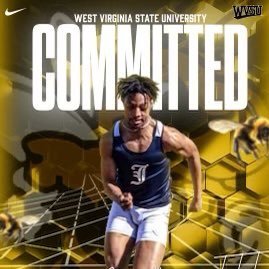 WVSU T/F Athlete🐝 “Prove the doubters wrong”.  100m-10.87,200m-21.82