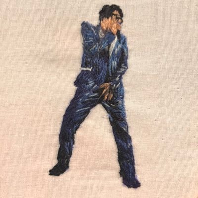 ma1005's profile picture. リアル刺繍やってます #prfmartchallenge でハンドメイド部門入賞、中川家のなめたらあかんグランプリ「なぁ〜ネコ賞」 好きなもの岡村靖幸、Perfume、平沢進、中川家、俺メモ、🦎 仕事も趣味も刺繍life 週末は自転車 👵🏻🐶🐷🐸☔️🥒 GUSTO🚲