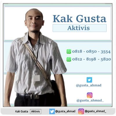 Aktivis
                                                 
https://t.co/UEhnHaV2w9
                    
Whatsapp
+6281808503554
+6281281985820