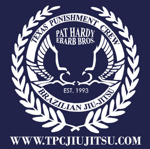 Texas Punishment Crew(TPC) is a Royce Gracie Network founded by Pat Hawk Hardy in 1993. TPC has 16 BJJ Black Belts. Call to sign up for a FREE week!