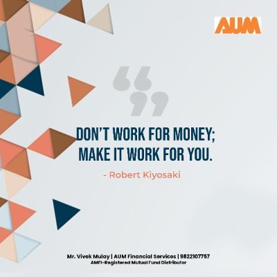Founder of AUM Financial Services
AMFI Certified Mutual Funds Distributor.