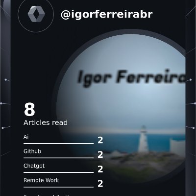 igorferreirabr's profile picture. Direita liberal