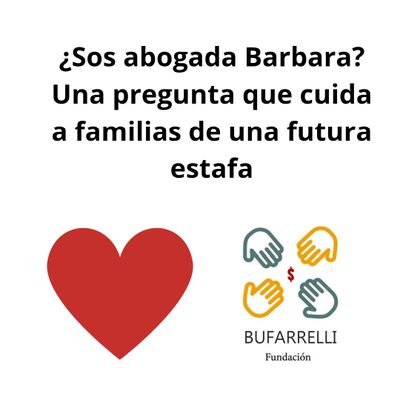 Evitemos estafas de Barbara Morelli