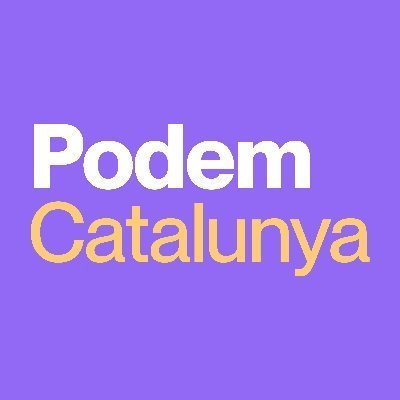 Twiter oficial de Podem a Catalunya. Un peu a les institucions, mil peus als carrers.