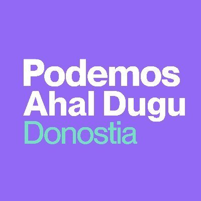 Podemos-Ahal Dugu Donostiako Twitter ofiziala. Twitter oficial de Podemos-Donostia