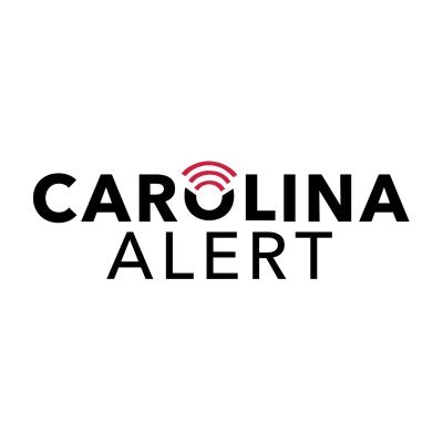 The University of South Carolina's one-stop emergency notification source. 

Note: Twitter account is not monitored. Email questions to carolinaalert@sc.edu.