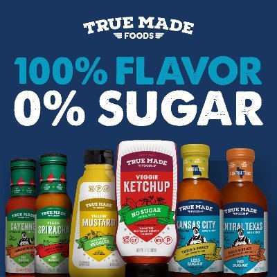 We replaced the sugar with veggies. Our products are better, naturally...#EatTrue, #Ketchup #BBQ #Sriracha #BetterKetchup #Pitmaster #TrueMade, #TrueMadeFoods