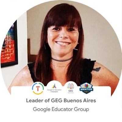 |Mentora GEG LatAm |Líder @gegbuenosaires  
|Google Certified Trainer. GoogleChampion. 
|Líder en @aulaexperta
|CM @unlzrugby
|#ProductoraHuellas.