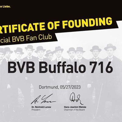 The first and only official fan club in Buffalo for BVB! Est. 2023
Buffalo and Dortmund are Sister Cities for more than 40 years!