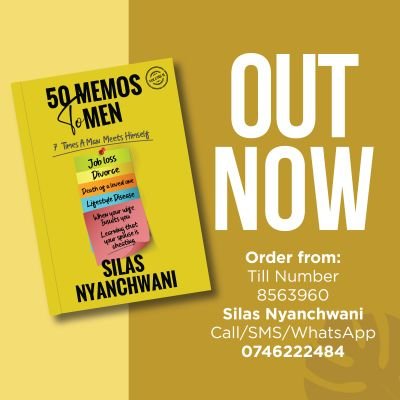 New books out: 50 Memos To Men (Volume 2) and Birthday Breakup & Other Stories.
Food & Travel writer at Nairobi Cool. Literati. Reviewer. PR. Music. Arsenal