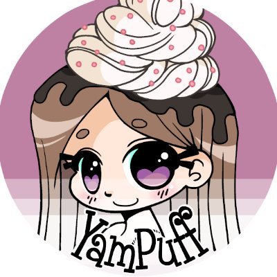 ⭐ 💕 ⭐ Coloring book artist, kawaii graphic art designer, digital stamp creator. ⭐ 💕 ⭐ YamPuff's official Twitter account.💓 she/her