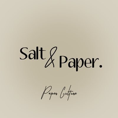 ซอลต์ แอนด์ เปเปอร์ ร้านหนังสือและการเรียนรู้ผ่านวรรณกรรม🪴
#saltandpaperstore