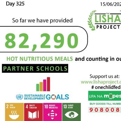LishaProject's profile picture. #ZeroHungerAtSchools #OneChildFed #InclusiveQualityEducation #WASH #PartnershipsForTheProject #FeedingFuture