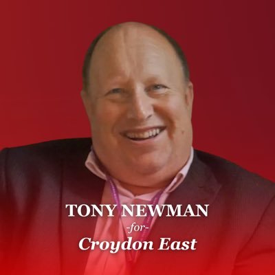Grassroots members who want Tony Newman to stand for Parliament for the new seat of Croydon East. New Seat - New Man! 🌹