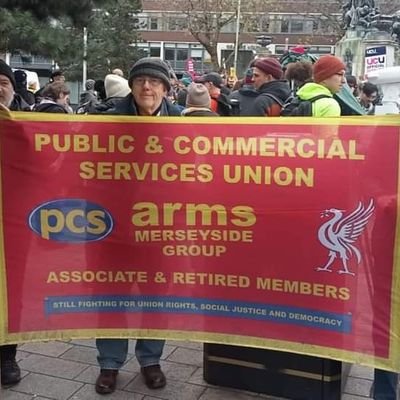 PcsMerseyarms's profile picture. PCS Union Associate & Retired Members on Merseyside #joinaunion