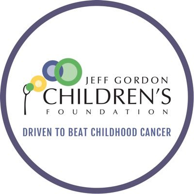 Racing to beat childhood cancer with our founder @jeffgordonweb!