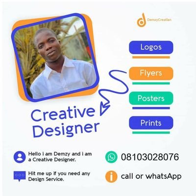 DemzyCreation's profile picture. Graphics designer