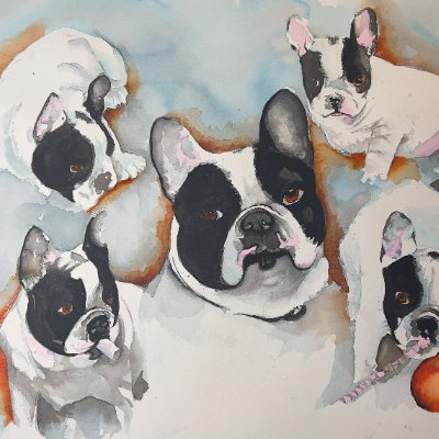 My life’s passion has been to create paintings that resonate with families and individuals expressing their unconditional love for their furry family members.