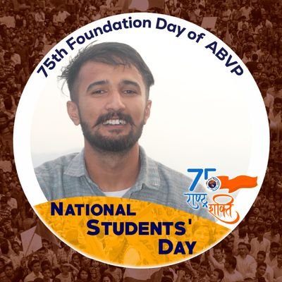 State Joint Secretary @abvphp

पूर्व विभाग संयोजक @abvpsolan
State Executive Committee Member🙏
former campus president @abvp4nahan 🚩