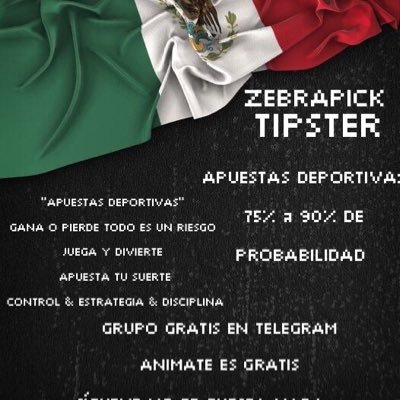 💀ZEBRAPICK 💀Apuestas Deportivas 80% 100% De Probalidad Deportiva ⚽⚾🥅🏀🏐🏈🎾 El 80% Significa Una Roja o Error Humano 🍀