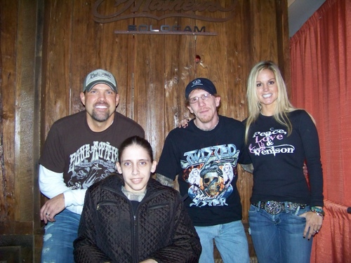 38 years old in the pic is me & my ex fience with lee & tiffany from the tv show the crush on outdoor channel at the harrisburg sport show 2010