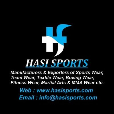Manufacturers & Exporters of Men & Women Sports Wear, Apparels, Fitness Wear, Boxing Wear etc.
Email : info@hasisports.com