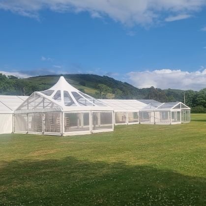 Event hire for festivals, shows, weddings, music, corporate & sporting events. Marquee hire, stage, sound & lighting, event furniture. Call us on 01239 711854