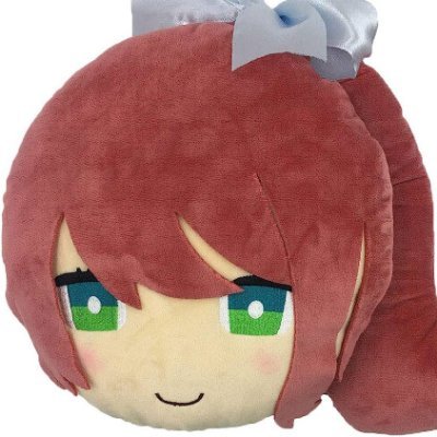 I used to post pictures of plushies of DDLC characters (almost) daily
(by @agah6969)