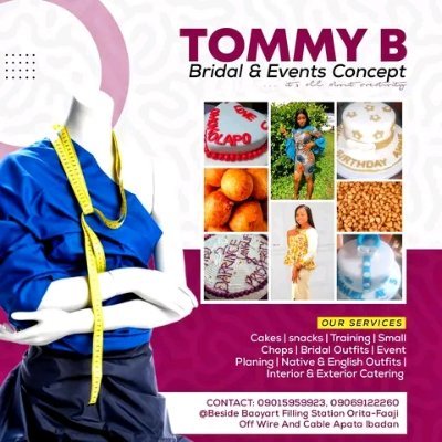 Fashion designing and catering services