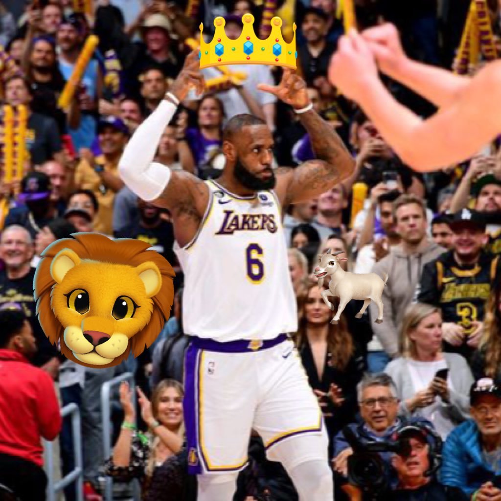 I love u Lebron raymone james, taco Tuesday, let’s go Laker come on LeBron, is the GOAT, NBA number one,king 👑