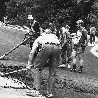 DJ long ago, motor race marshal... now just meddling and tinkering  in planning . Romulan Ambassador.

Yep that's me digging up the Spa GP track surface in 1985