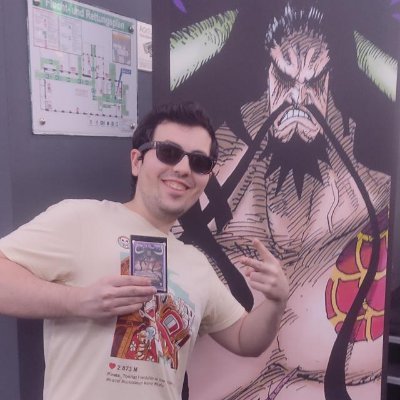 One Piece tcg player
Best player kaido wororororororo
TOPS
2nd place Germany Mullheim Regional 1024 players
21 Sabadell Treasure
16 Paris Treasure
16 Online