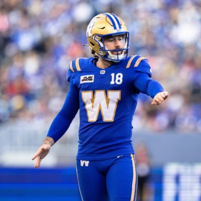 Winnipeg Blue Bombers CFL Punter #18 Former Cal Football Punter #17 🐻          Pro Kick Australia Alum 🏈