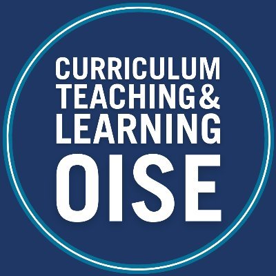 Department of Curriculum, Teaching and Learning (CTL) at @OISEUofT | Home of @CI_Editors, @CJSMTE, @MT_OISE and @CERLLOISE