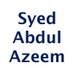 Syed Abdul Azeem (@IamSAAzeem) Twitter profile photo