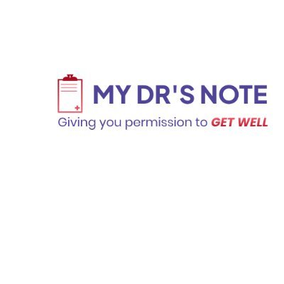MYDRSNOTE's profile picture. When you have to miss work due to sickness our service provides a way to get a real doctor's note to verify the medical reason. Fast. Affordable. Verifiable.