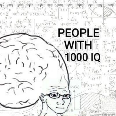 Compiled from people with extraordinary iq. (Parody Account)