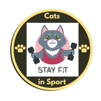 Cats in Sport  fun T-Shirts for Working out in and Children wear for Cat Lovers who love Sport