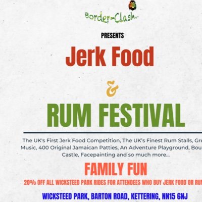 Attention foodies and rum lovers! You won’t want to miss this exciting announcement! Border-Clash is thrilled to bring you The UK’s first-ever Jerk Food and Rum
