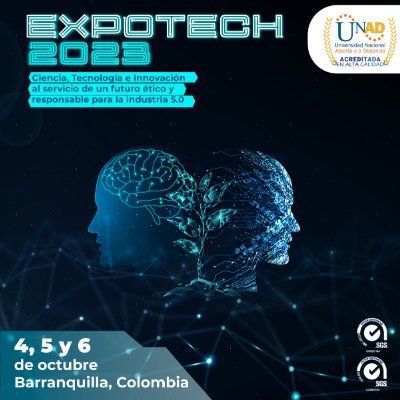 EXPOTECH_UNAD's profile picture. Congreso Expotech 2023: Ciencia, Tecnología e Innovación al servicio de un futuro ético y responsable para la industria 5.0
ECBTI - UNAD